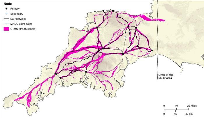 The full Roman road network