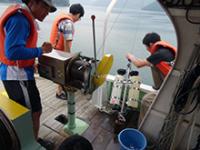 Researchers Collect Seawater Samples