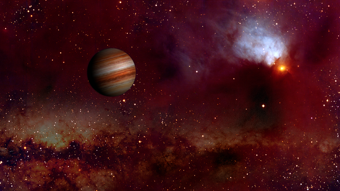 Artist’s impression of a Free Floating Planet