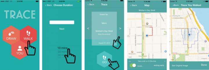 Trace Walking Sequence