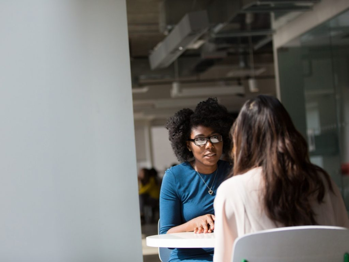 Two Women Talking