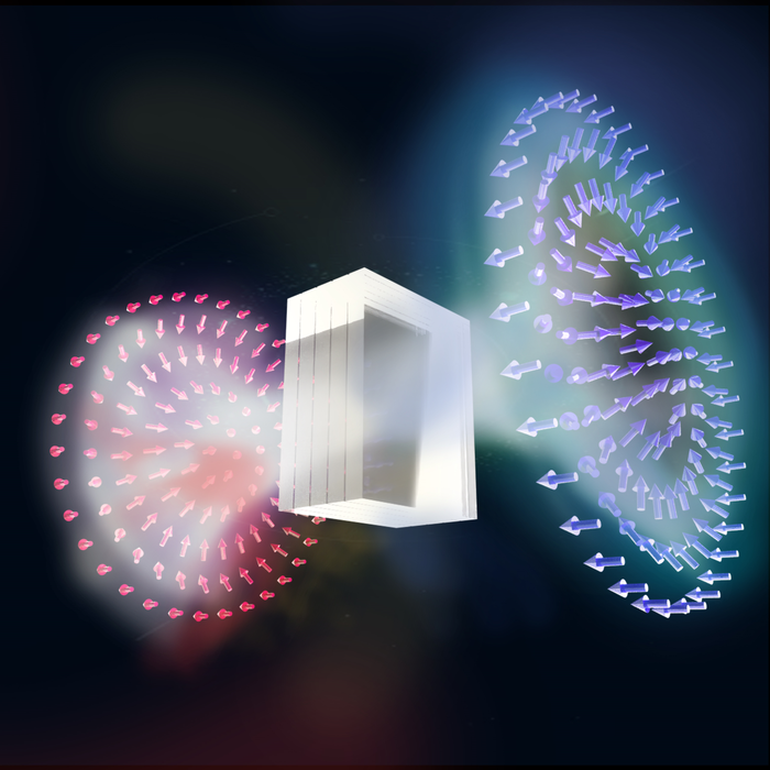 Skyrmions can remain its topology in nonlinear interaction