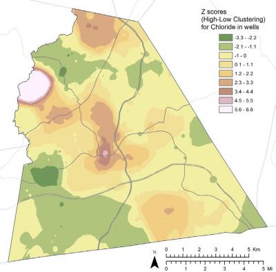 Chloride Concentrations in East Fishkill, N.Y.