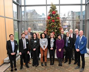 group of EIC project managers and French agency representatives