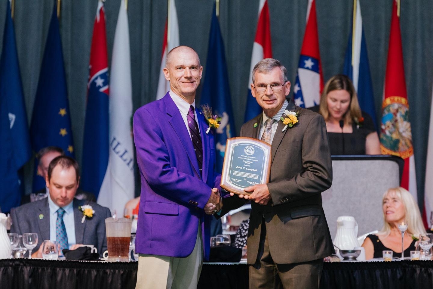 John Campbell Wins NACAA Award
