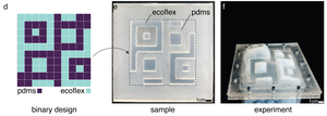 Machine learning for morphable materials