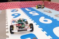 Robotic Cars in Test Arena