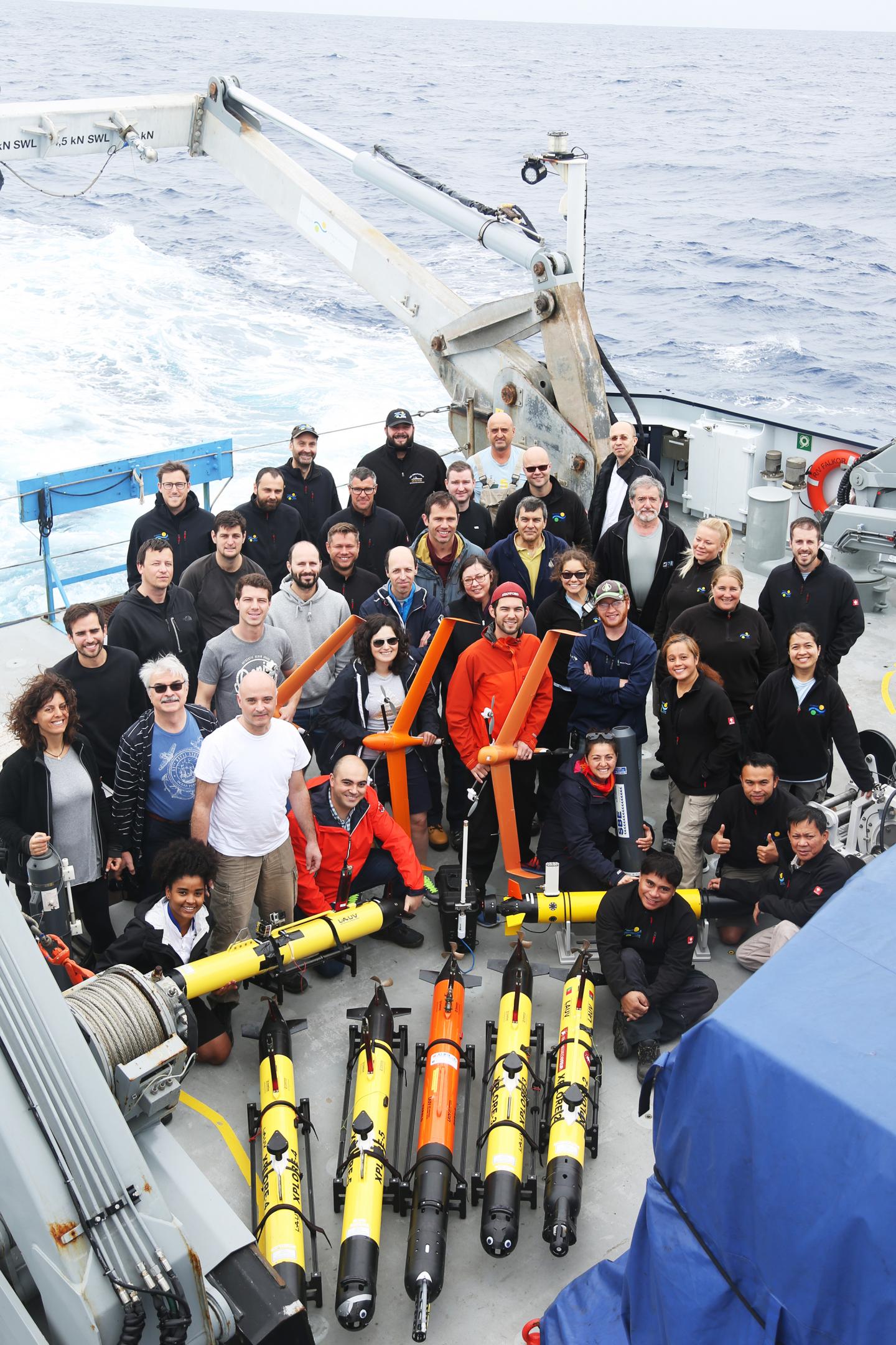 Ocean Robots Team and Vehicles