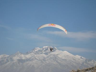 Gliding to Study Air Temperature Inversions