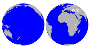 Marine and continental hemispheres