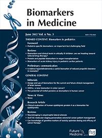 <i>Biomarkers in Medicine</i> Journal