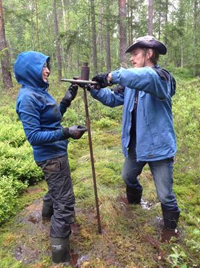 Field Work at Ancient Lake Site of Hässeldala