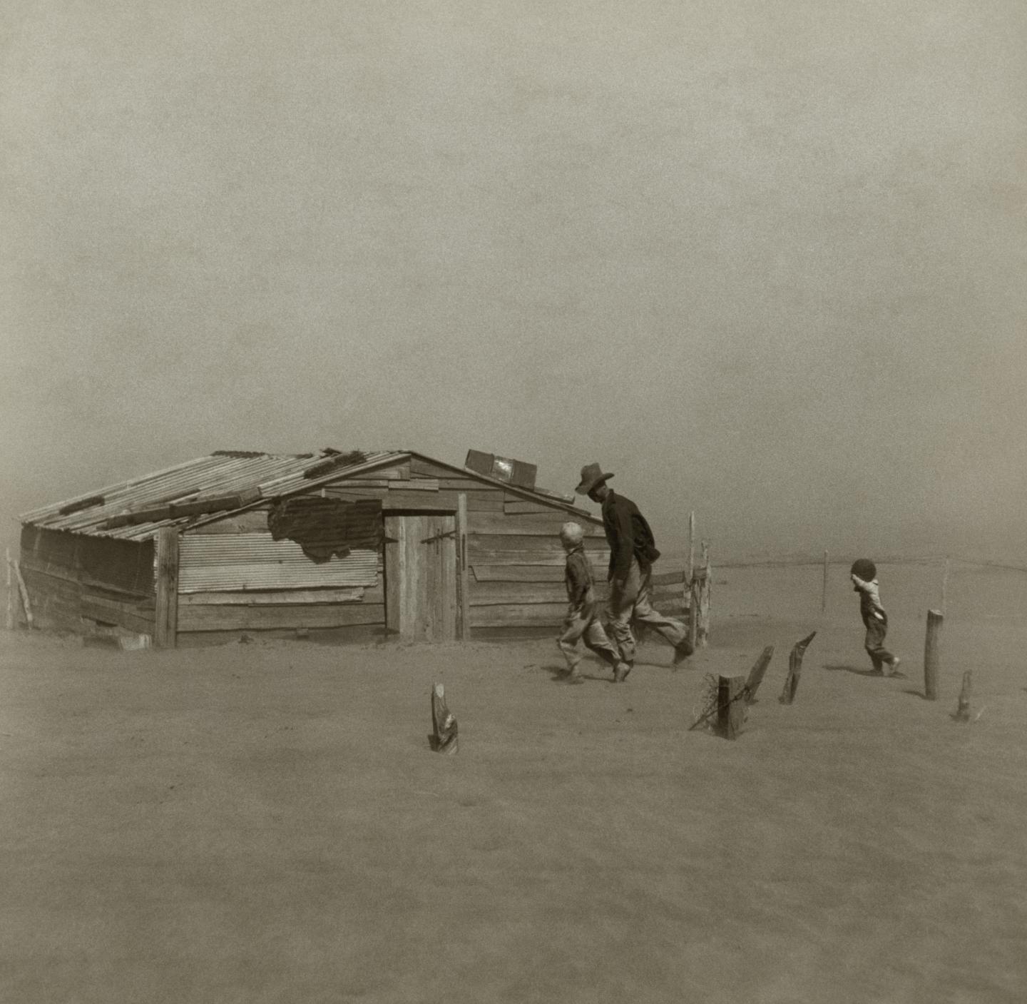 A Dust Storm in Cimarron County, Oklahoma, 1936
