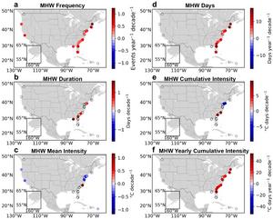 Marine Heat Wave Trends