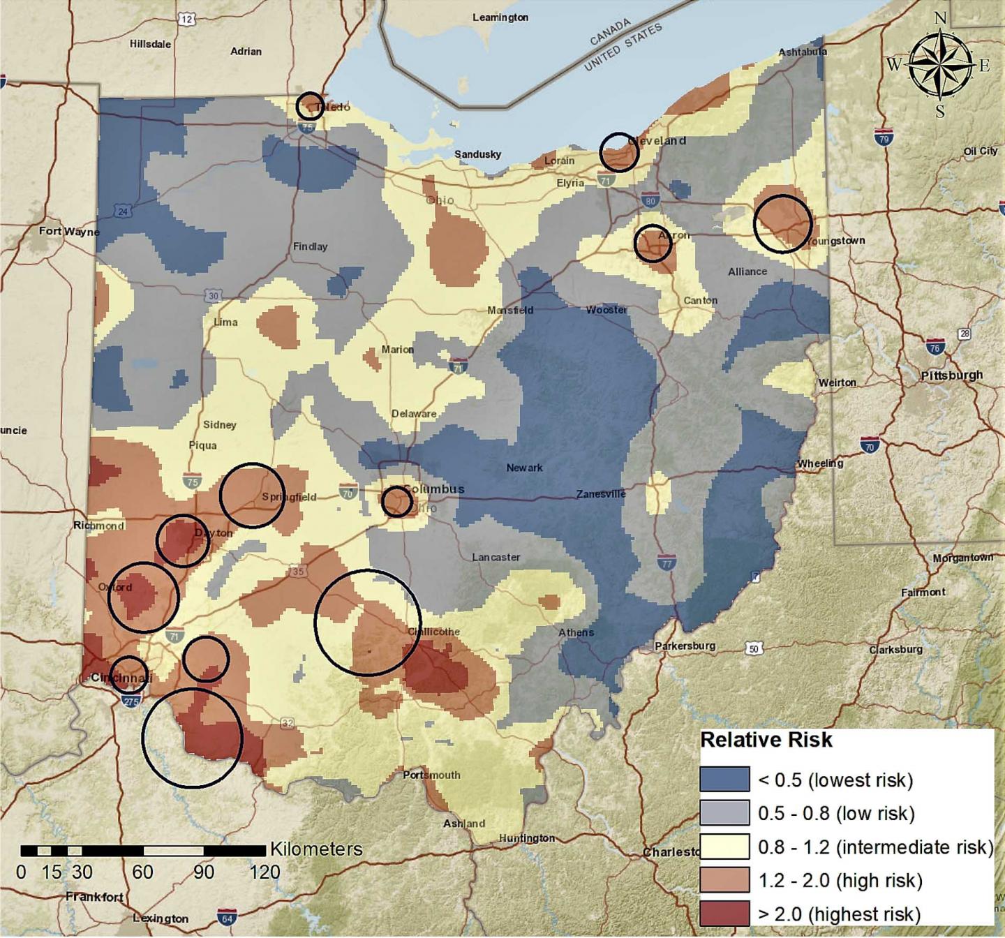Ohio Opioids Map
