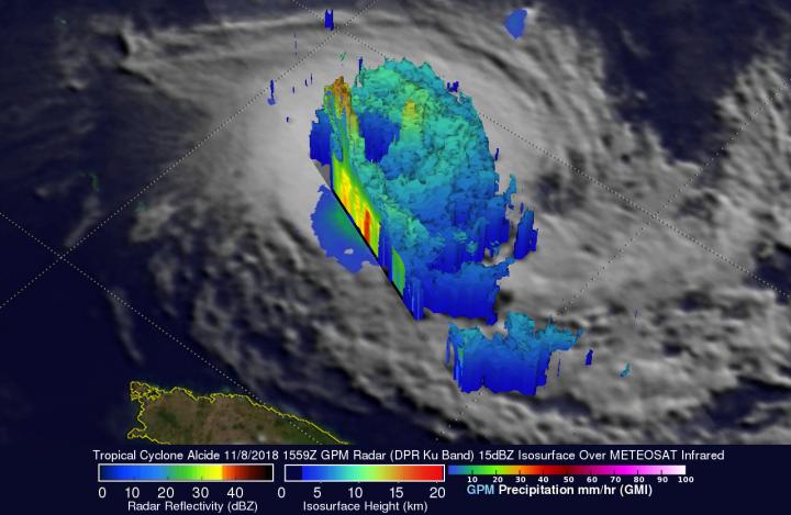 GPM 3-D image of Alcide
