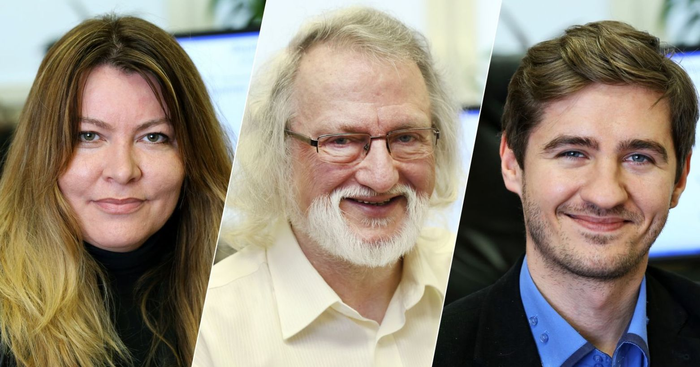 Prof. Katarzyna Slabkowska, Prof. Marek Polasik and Dr. Lukasz Syrocki from the Faculty of Chemistry NCU