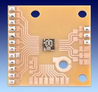 PTB SQUID Sensor Chip Mounted on a Chip Carrier