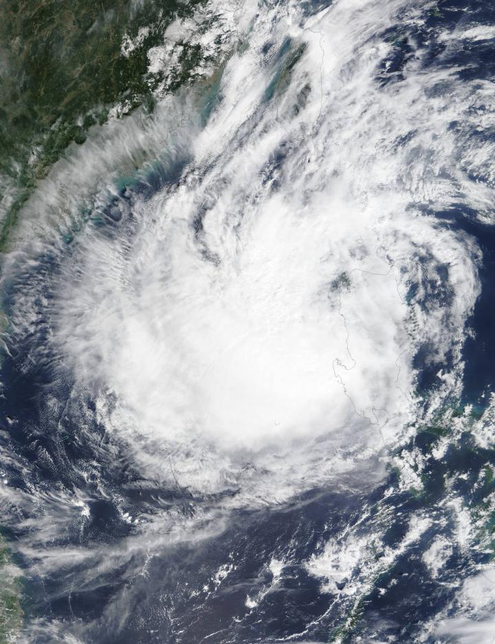 NASA's Terra satellite saw Tropical Storm Koppu