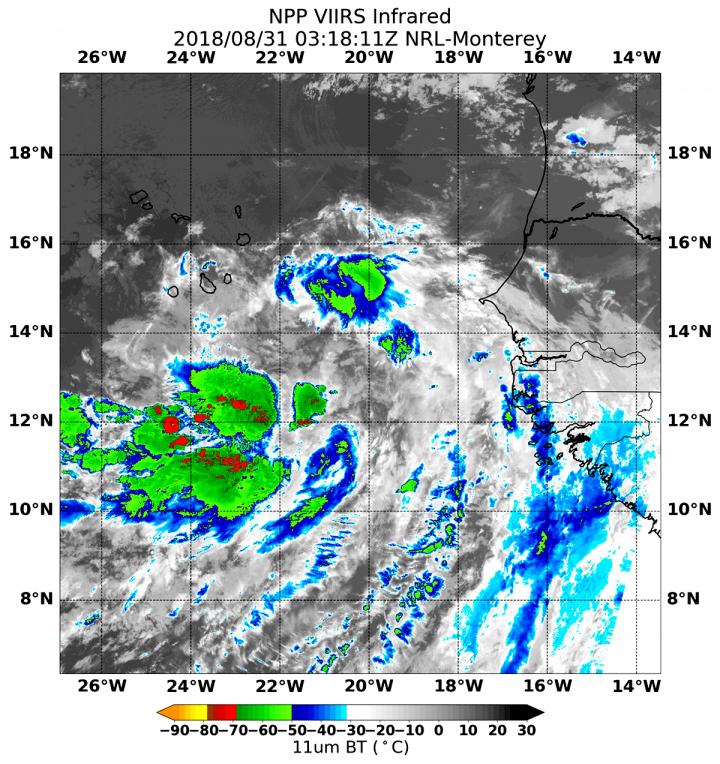 Suomi NPP Image of Potential Tropical Cyclone Six