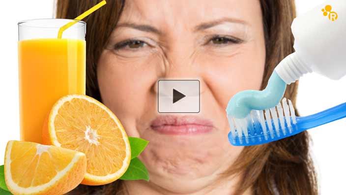 Why Does Toothpaste Make Orange Juice Taste Awful?