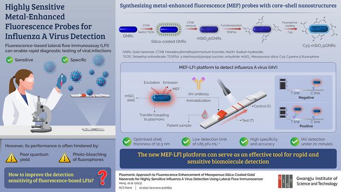 A highly sensitive lateral flow immunosensor (LFI) with mesoporous silica-coated gold nanorods