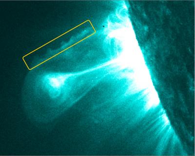 Image of the CME with Box