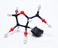 A Murchison Meteorite Fragment with a Molecular Structure of Ribose