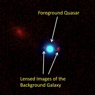 Quasar Acts as Gravitational Lens (1 of 2)