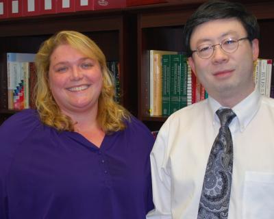 Jiajie Zhang, Ph.D., and Amy Franklin, Ph.D., University of Texas Health Science Center at Houston