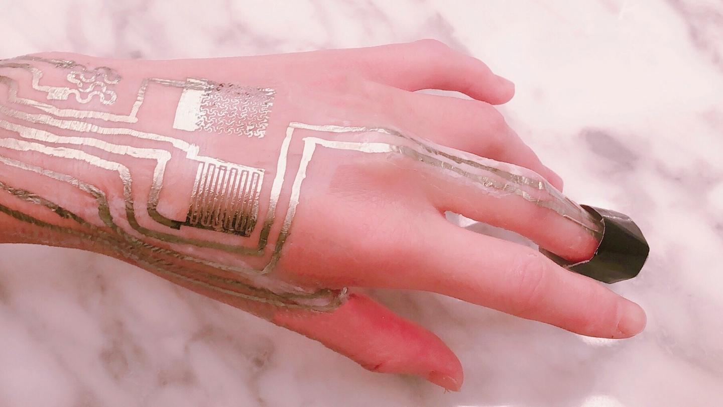 Wearable Circuits Printed Directly On Human Skin