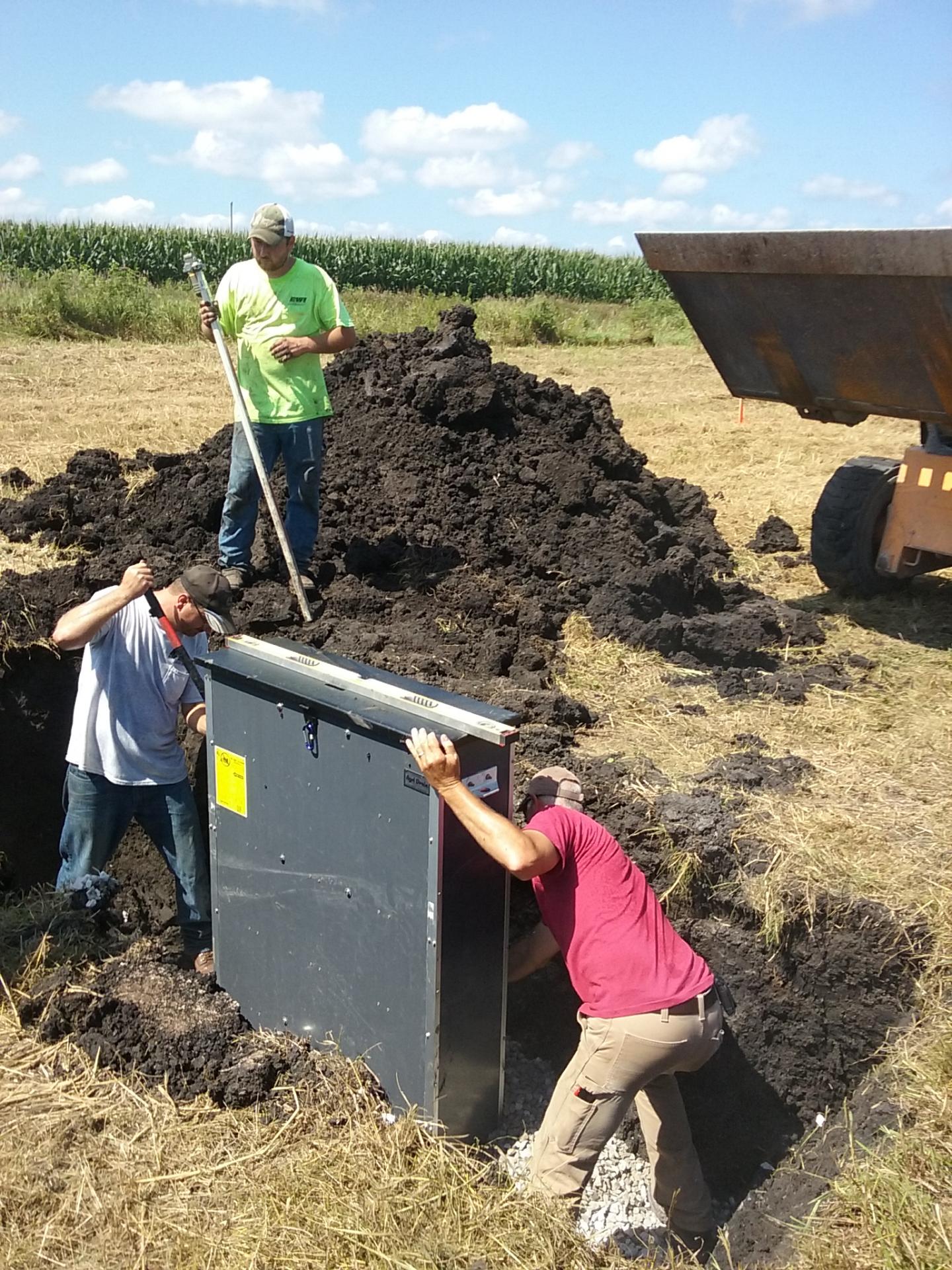 Installation of water control box