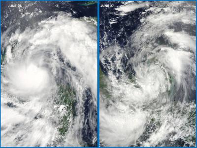 2 Visible NASA Images of Alex