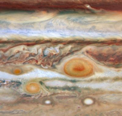 Jupiter's 3 Red Spots