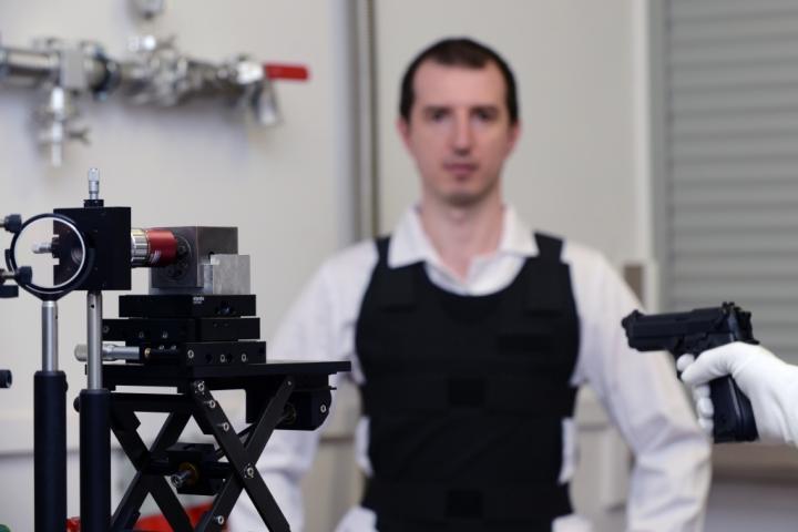 A New Material with Exceptionally High Negative Compressibility