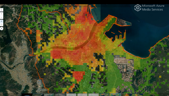 (video) An example of the application of 3D liquefaction hazard map.