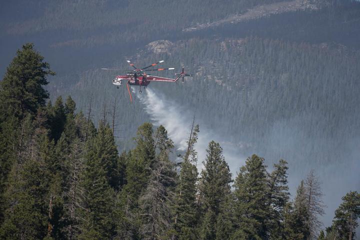 CameronPeakFire helicopter