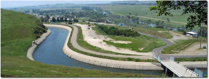 An open channel to transport water