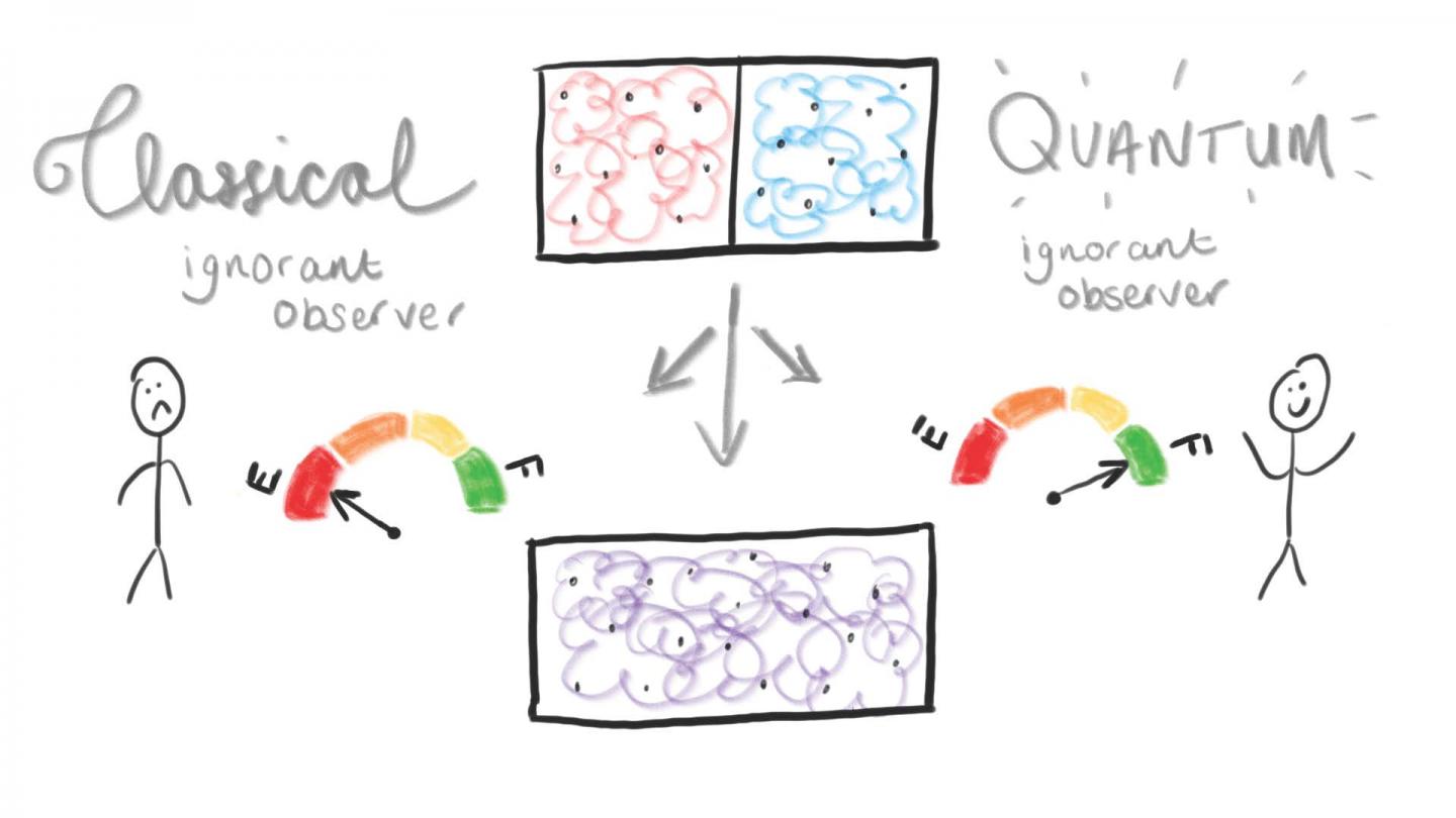 Illustration of Quantum Gas experiment