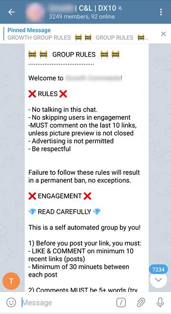 Social Media Pod Group Rules