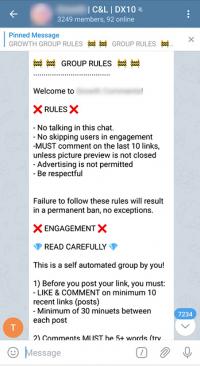 Social Media Pod Group Rules