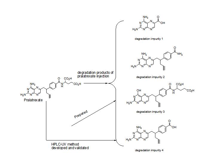 Preparation, Characterization and Validation of Major Degradation Products of Pralatrexate Injection