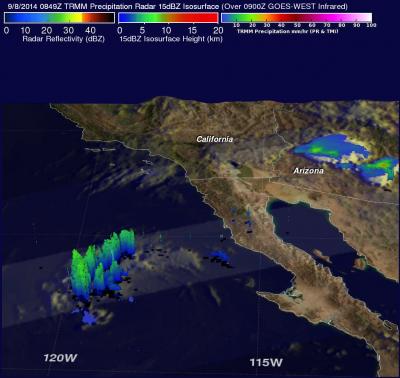 TRMM Image of Norbert