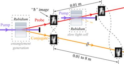 Setup: Delayed Quantum Images
