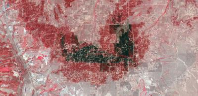 Black Forest Burn Scar from NASA's Terra Satellite