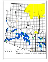 Map of Arizona Agricultural Fields in 2005