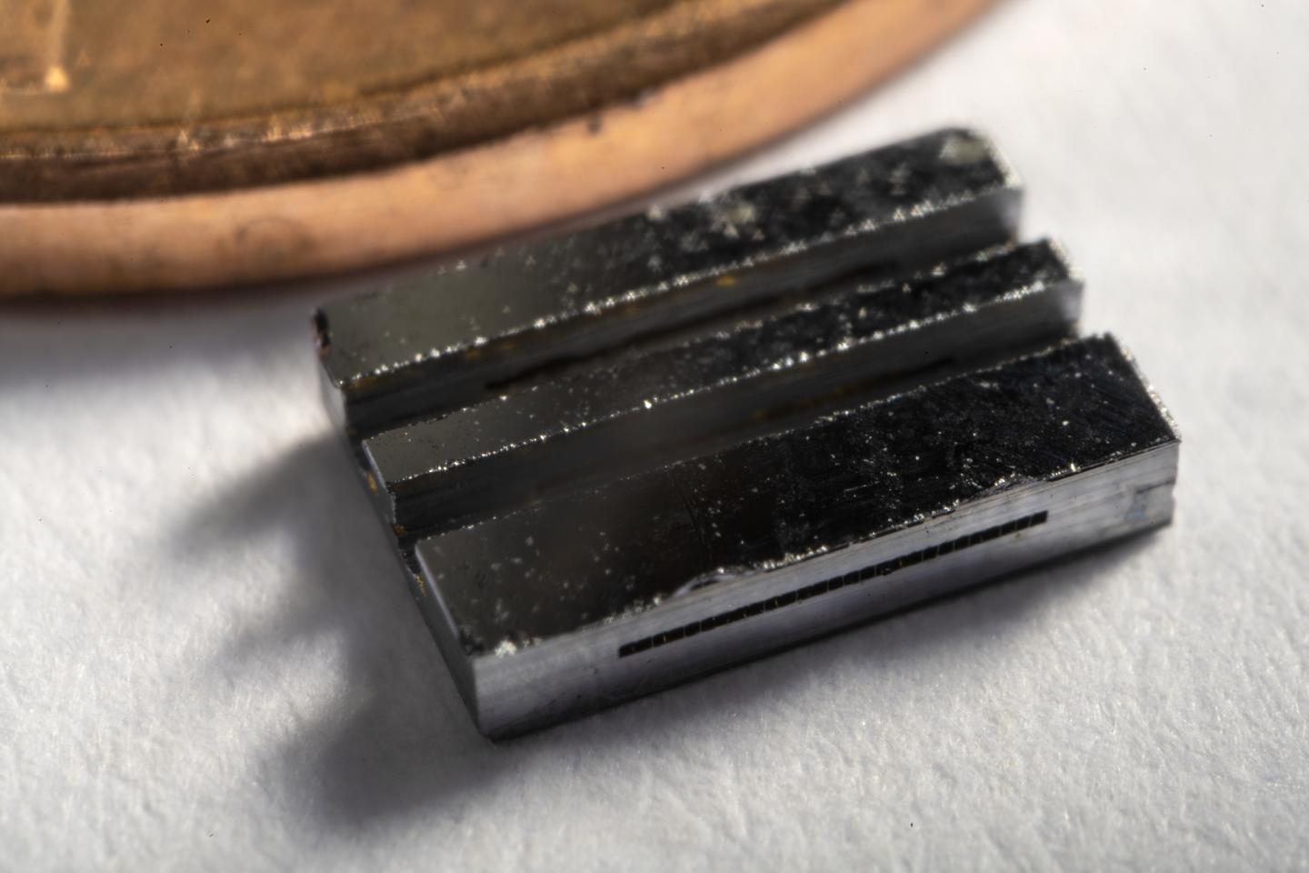 Collimator Dwarfed by Penny