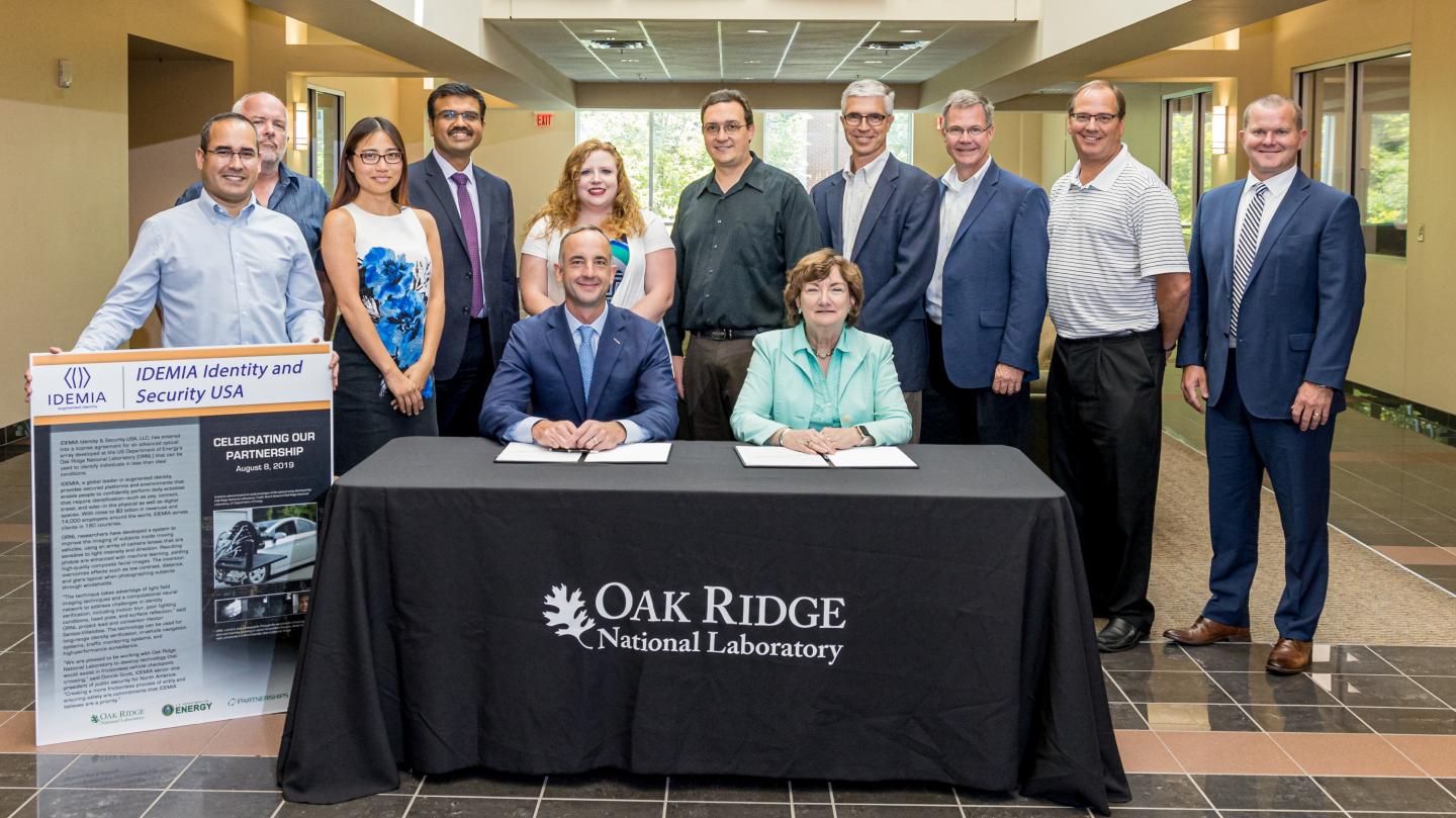 IDEMIA Identity & Security USA Licenses ORNL Advanced Optical Array