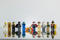 Toppling Lego Figures