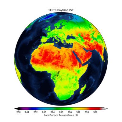 Daytime Land Surface Temperature (LST) Composite